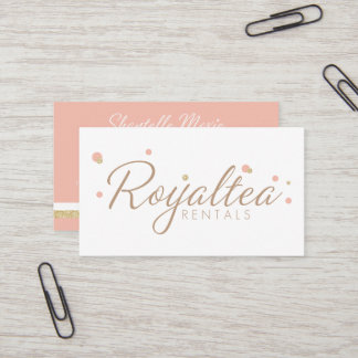 Royaltea Rentals Business Cards