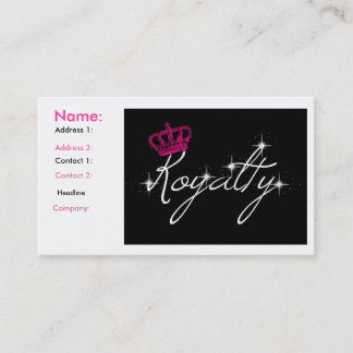 royalty business cards
