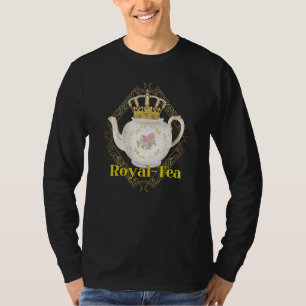 Royalty Crown Pun Tea  Tea Party T-Shirt