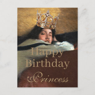 Royalty is So Posh Happy Birthday Princess Postcard