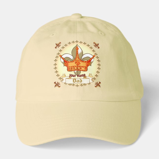 Royalty King Crown Dad  hat (Front)