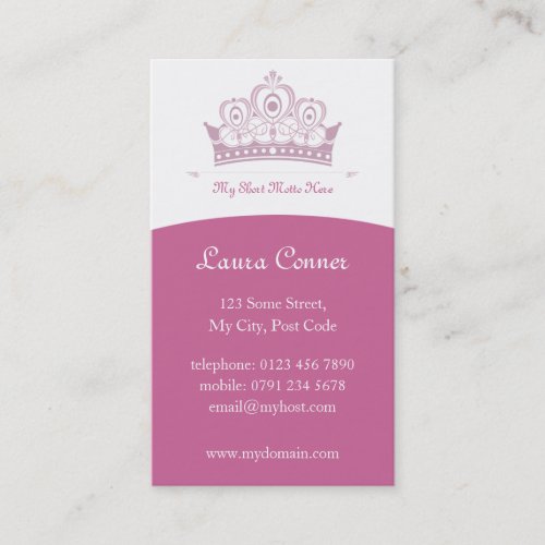 Royalty / Princess Business Cards