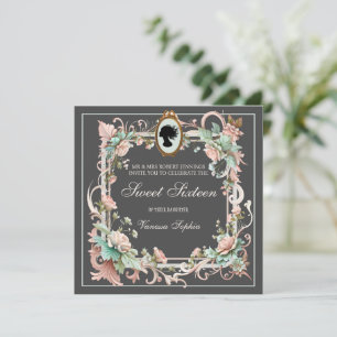 Royalty Regency Era Sweet Sixteen Invitation