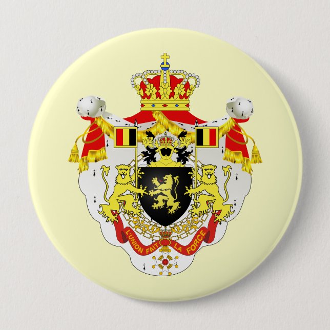 Royaume de Belgique , Belgium Button (Front)