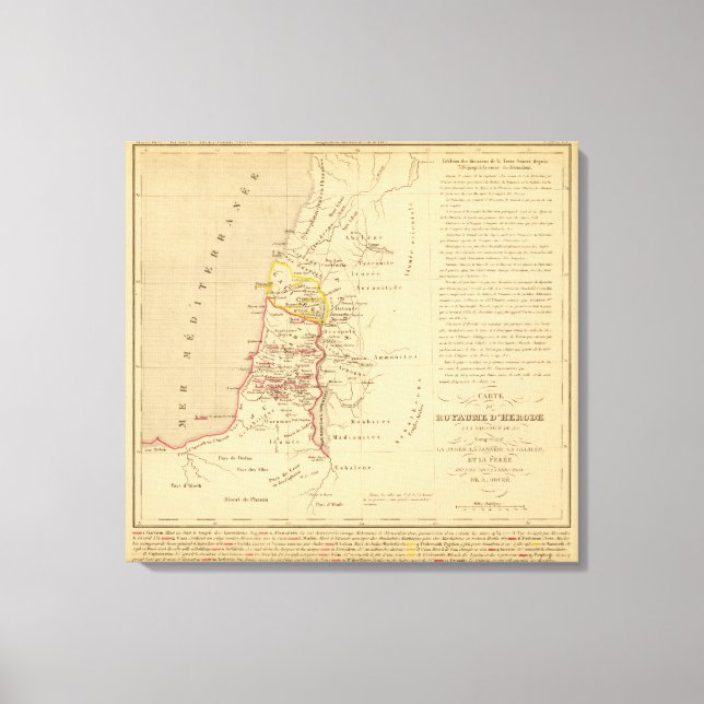 Royaume d'Herode Canvas Print (Front)