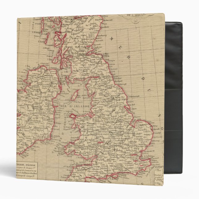 Royaume Uni, Angleterre, Ecosse 3 Ring Binder (Front/Inside)