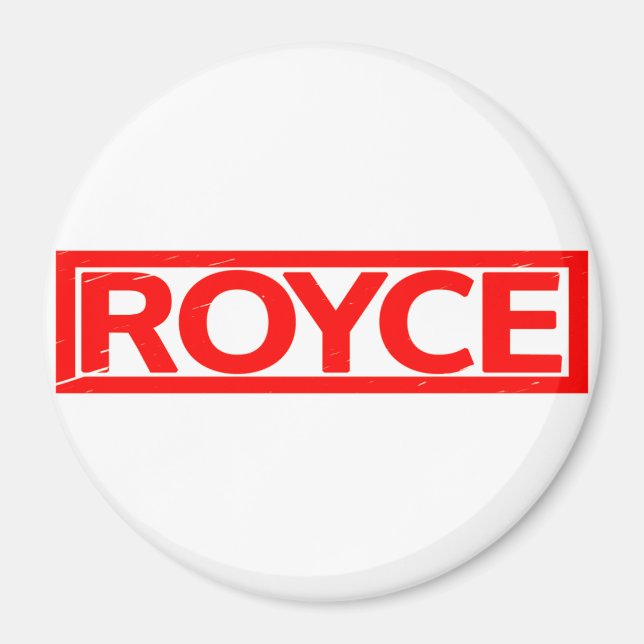 Royce Stamp Magnet (Front)