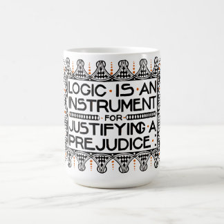 Roycroft Motto Mug, "Logic is an Instrument" Coffee Mug