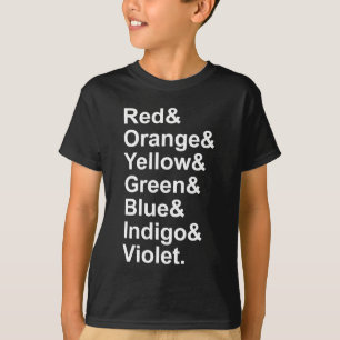 ROYGBIV Red Orange Yellow Green Blue Indigo Violet T-Shirt