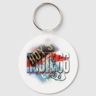 Roy's Cafe Motel - Route 66 Keychain