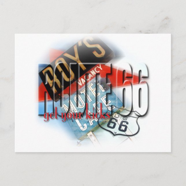 Roy's Cafe Motel - Route 66 Postcard (Front)