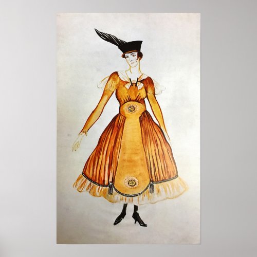 Rozanova _ Dress Design 1917 Poster