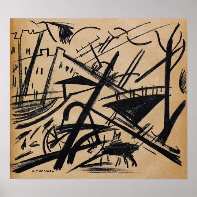 Rozanova - Union Of Youth 1913 Poster (Front)