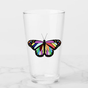 RP colorful butterfly Glass