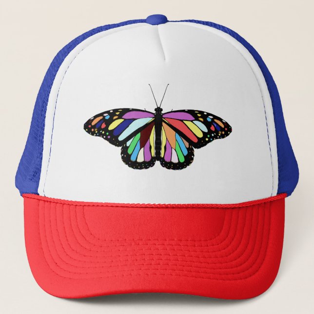 RP colorful butterfly Trucker Hat (Front)