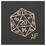 RPG Crit AF | Copper Tabletop PnP Roleplayer Dice Fabric