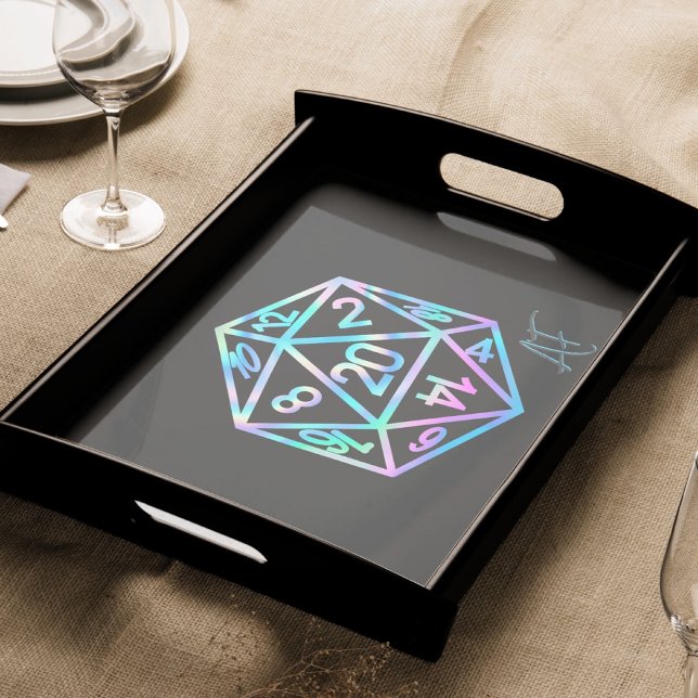 RPG Crit AF | Holo Retro PnP Tabletop Gamer Dice Tissue Paper (Creator Uploaded)