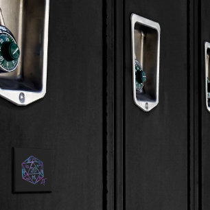 RPG Crit AF Nebula Fantasy Tabletop Gamer Dice Magnet