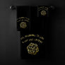 RPG Critmas Gold | Fantasy Tabletop Gamer Dice Bath Towel Set