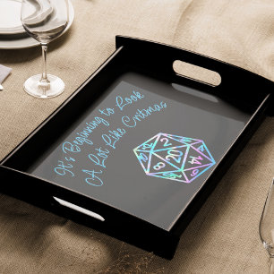 RPG Critmas Holo Fantasy Tabletop Gamer Dice Tissue Paper