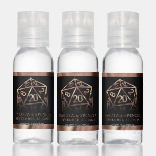 RPG Dice   Copper Fantasy Tabletop Gamer Custom Hand Sanitizer