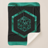 RPG Dice | Emerald Fantasy Tabletop Retro Gamer