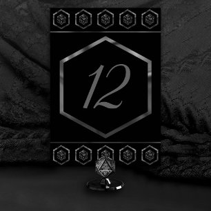 RPG Dice   Fantasy Old School Tabletop Retro Gamer Table Number