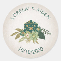 RPG Dice Gamer Wedding