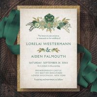 RPG Dice Gamer Wedding Invitation