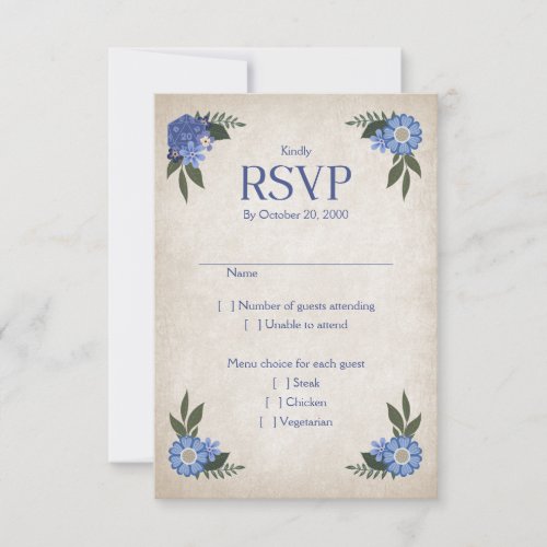 RPG Dice Gamer Wedding RSVP Card