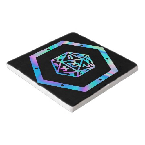 RPG Dice | Holo Fantasy Retro Tabletop PnP Gamer Trivet