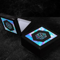 RPG Dice | Holo Retro Fantasy Tabletop PnP Gamer Gift Box