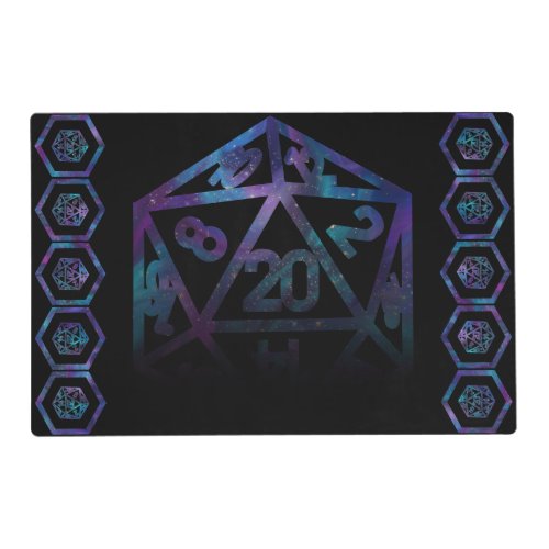 RPG Dice | Nebula Fantasy Retro Tabletop PnP Gamer Placemat