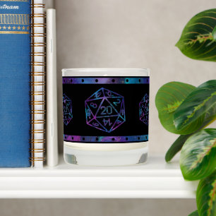 RPG Dice   Nebula Fantasy Retro Tabletop PnP Gamer Scented Candle