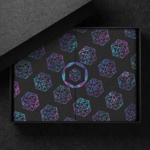 RPG Dice | Nebula Fantasy Retro Tabletop PnP Gamer Tissue Paper