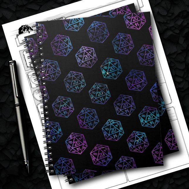 RPG Dice | Nebula Fantasy Tabletop Gamer Campaign Notebook (Creator Uploaded)