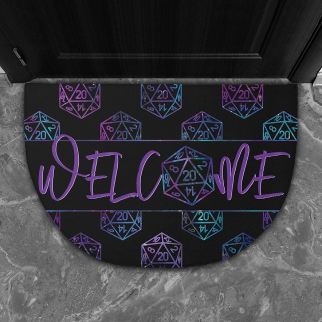 RPG Dice | Nebula Tabletop PnP Roleplayer Welcome Doormat (Creator Uploaded)