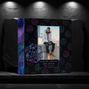 RPG Dice   Nebula Tabletop Roleplayer Graduation 3 Ring Binder