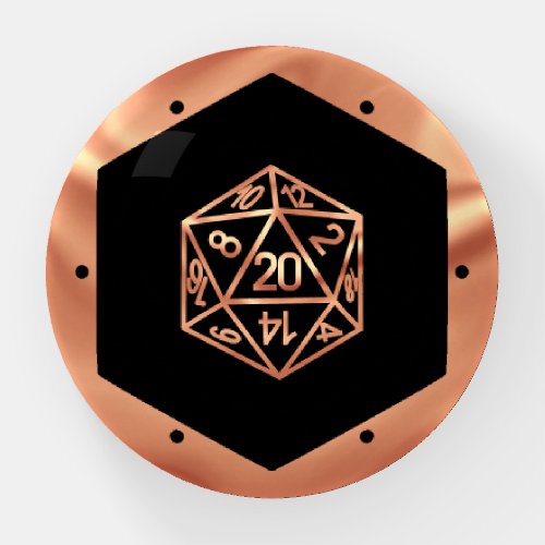 RPG Dice  Orange Fantasy PnP Tabletop Roleplayer Paperweight