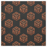 RPG Dice | Orange Old School Tabletop Roleplayer Fabric