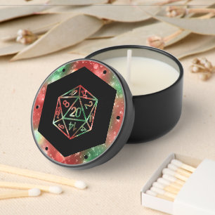 RPG Dice XMAS Fantasy Retro Tabletop PnP Gamer Mini Candle Favors