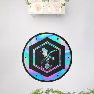 RPG Dragon   Holo Fantasy Tabletop PnP Gamer Dice Rug