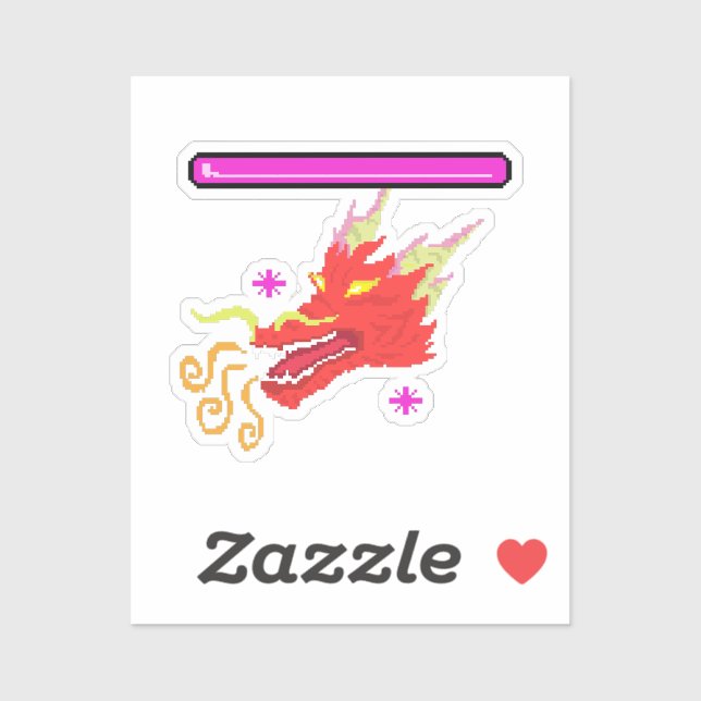 RPG Dragon Sticker (Sheet)