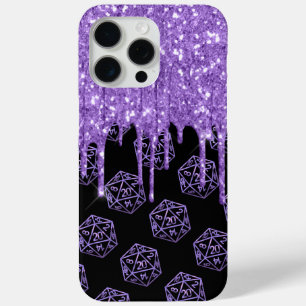 RPG Drip   Purple Fantasy Tabletop PnP Gamer Dice iPhone 15 Pro Max Case