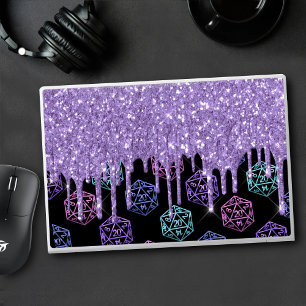 RPG Drip Purple Fantasy Tabletop PnP Gamer Dice HP Laptop Skin