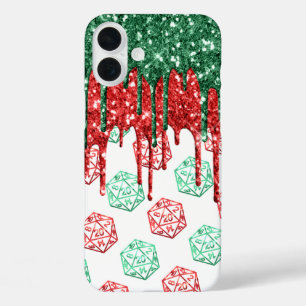 RPG Drip   Red and Green Fantasy Tabletop Gamer iPhone 16 Plus Case