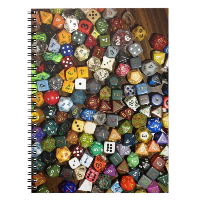 RPG game dice Notebook (Front)