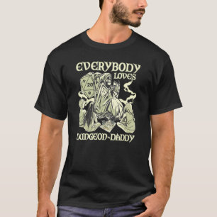 Rpg Game Dungeon Daddy D20 Dice Pen And Paper Boar T-Shirt