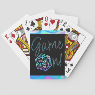 RPG Game On Holo Fantasy Tabletop Retro Gamer Poker Cards