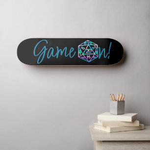 RPG Game On Holo Fantasy Tabletop Retro Gamer Skateboard